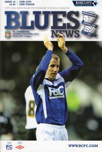 Match programme